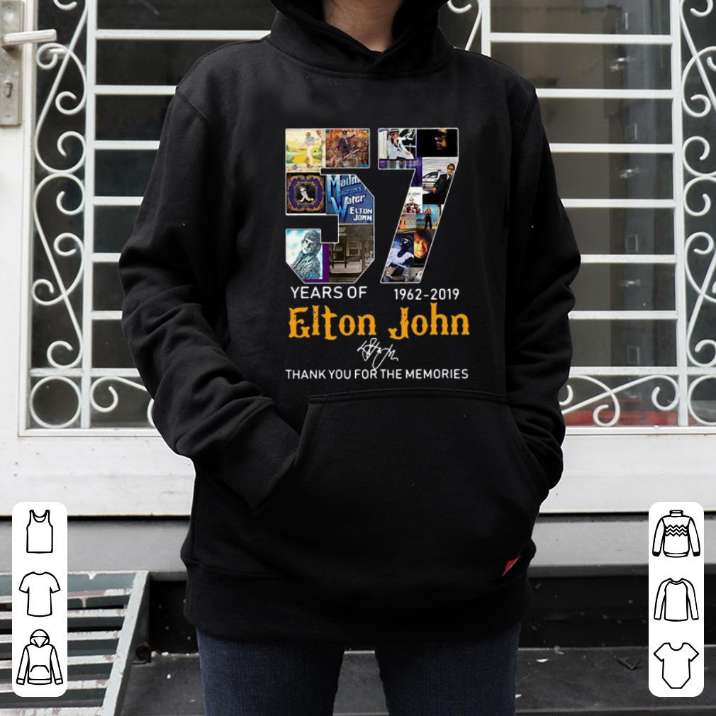 Hot 57 Years Of 1962 2019 Elton John Signature shirt 4 - Hot 57 Years Of 1962-2019 Elton John Signature shirt