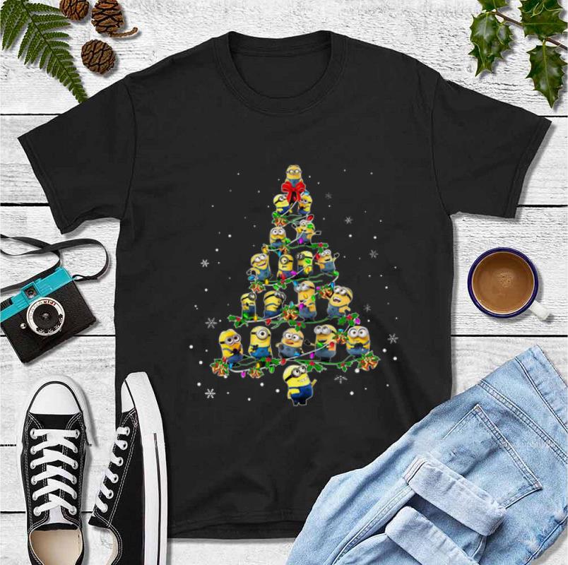 Hot Despicable me Minions Christmas tree shirt 4 - Hot Despicable me Minions Christmas tree shirt