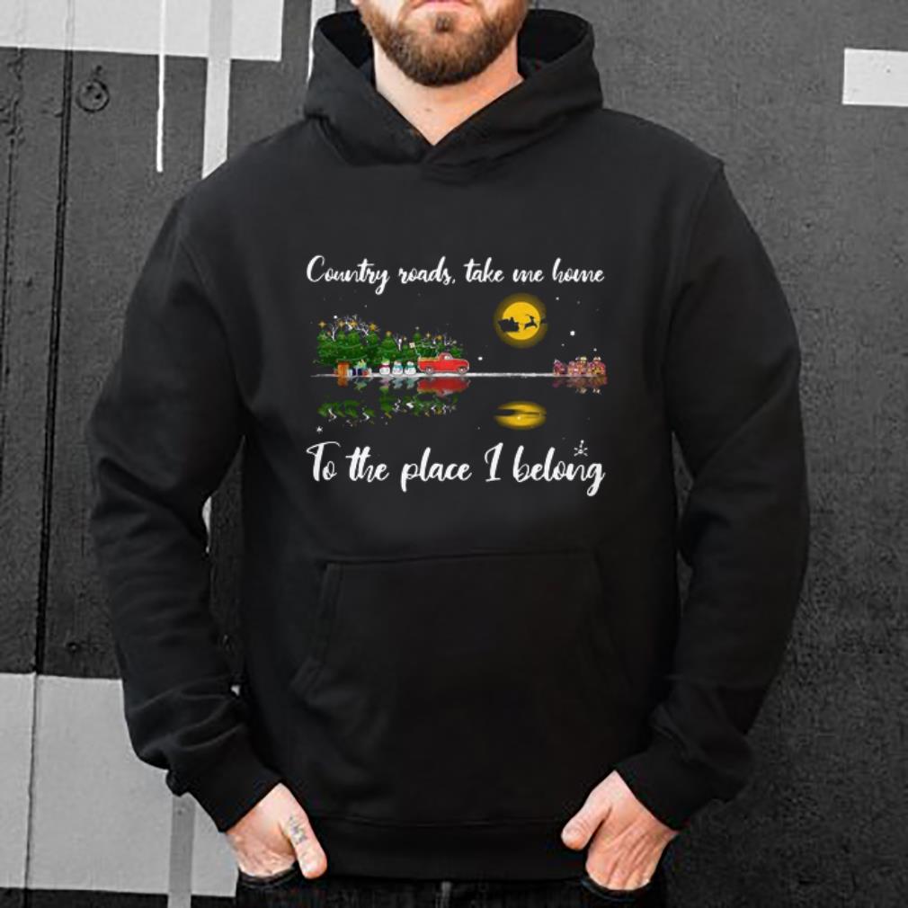 Hot Guitar Lake Christmas Country Roads Take Me Home To The Place I Belong shirt 4 - Hot Guitar Lake Christmas Country Roads Take Me Home To The Place I Belong shirt