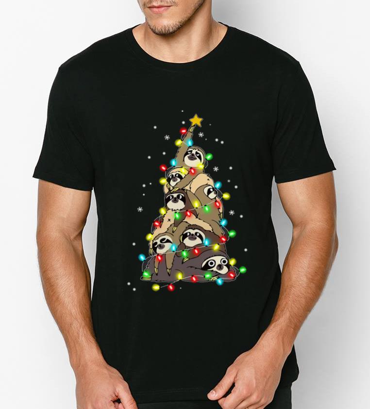Hot Sloth Merry Christmas Tree shirt 4 - Hot Sloth Merry Christmas Tree shirt