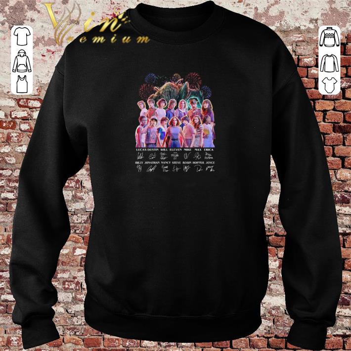 Hot Stranger Things all character signatures Lucas Dustin Will Eleven shirt sweater 2019 Hot Stranger Things all character signatures Lucas Dustin Will Eleven shirt sweater 2019 4 - Hot Stranger Things all character signatures Lucas Dustin Will Eleven shirt sweater 2019