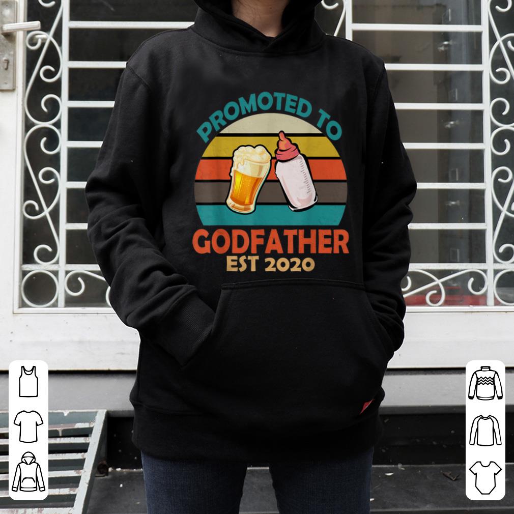 Hot Vintage Promoted to Godfather 2020 Christmas shirt 4 - Hot Vintage Promoted to Godfather 2020 Christmas shirt