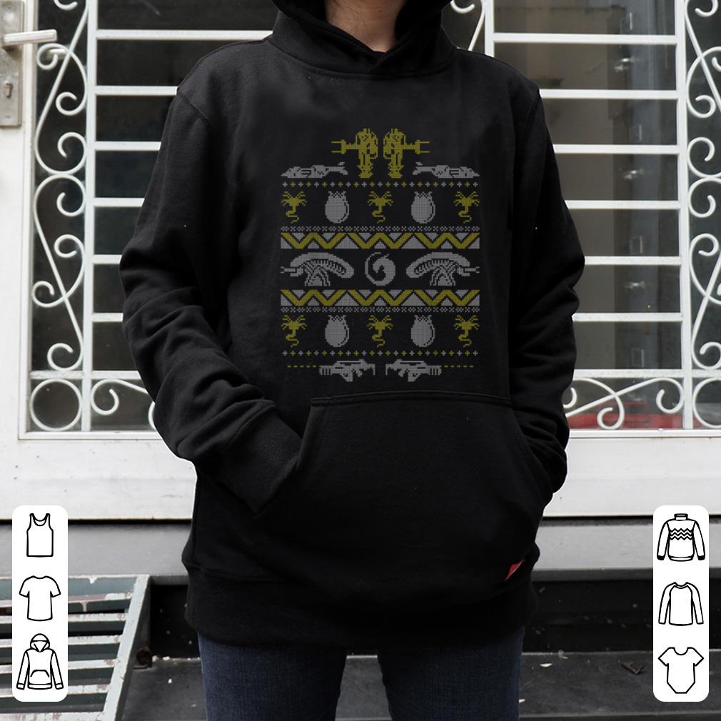 Nice Aliens Christmas Bug Hunt Scifi sweater 4 - Nice Aliens Christmas Bug Hunt Scifi sweater