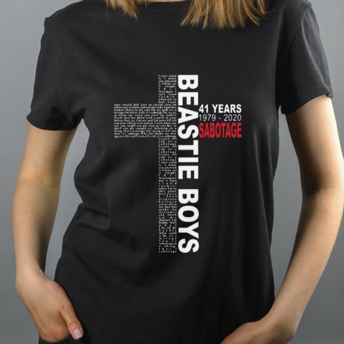 Nice Beastie Boy 41 Years 1979 2020 Sabotage Jesus shirt 4 - Nice Beastie Boy 41 Years 1979-2020 Sabotage Jesus shirt