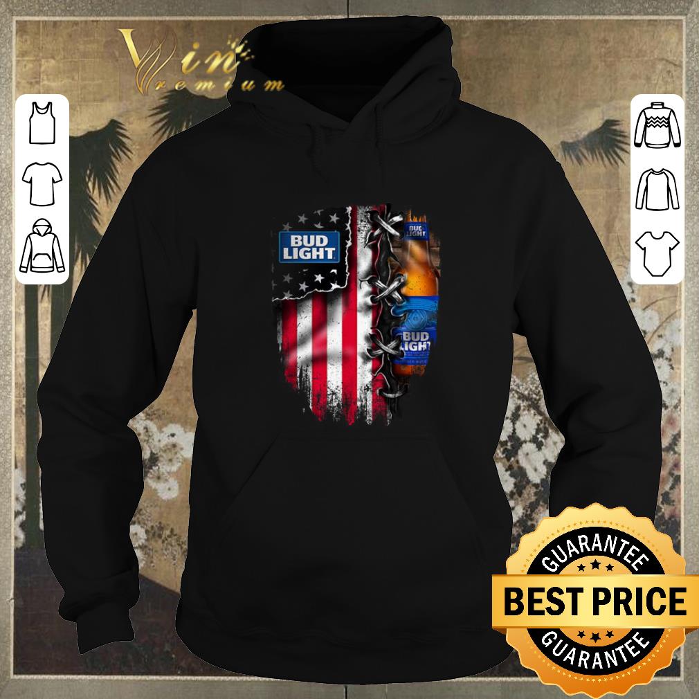 Nice Bud Light inside American flag shirt Nice Bud Light inside American flag shirt 4 - Nice Bud Light inside American flag shirt