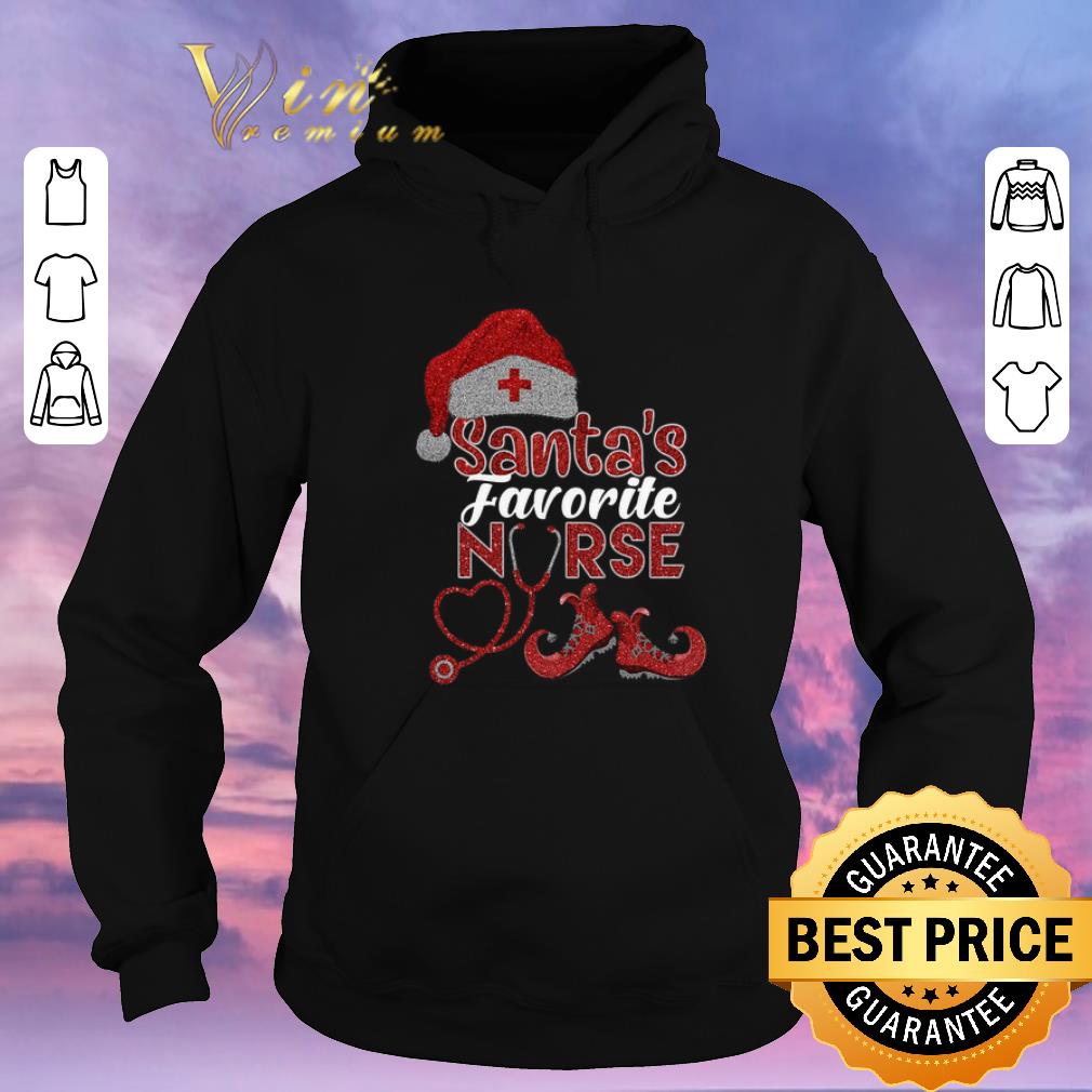 Nice Christmas Glitter Santa's favorite nurse shirt Nice Christmas Glitter Santa s favorite nurse shirt 4 - Nice Christmas Glitter Santa's favorite nurse shirt
