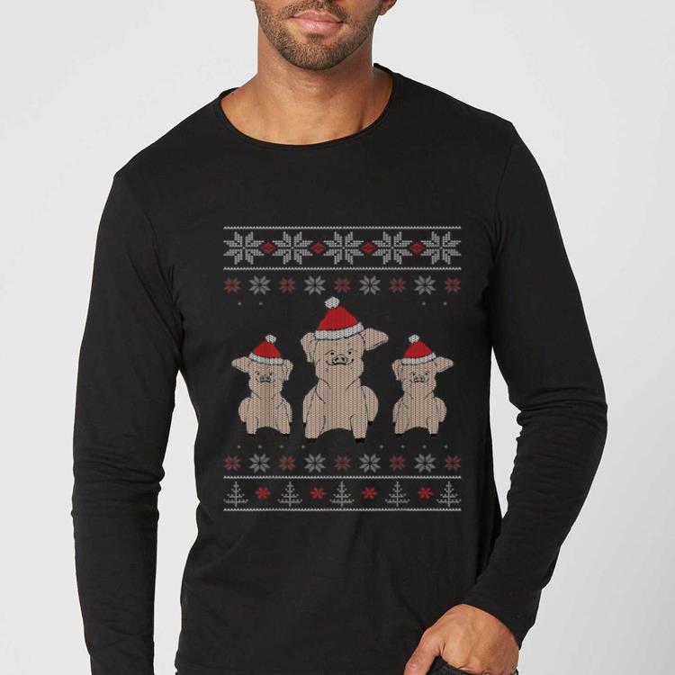 Nice Christmas Pigs Ugly Christmas Sweater Style shirt 4 - Nice Christmas Pigs Ugly Christmas Sweater Style shirt