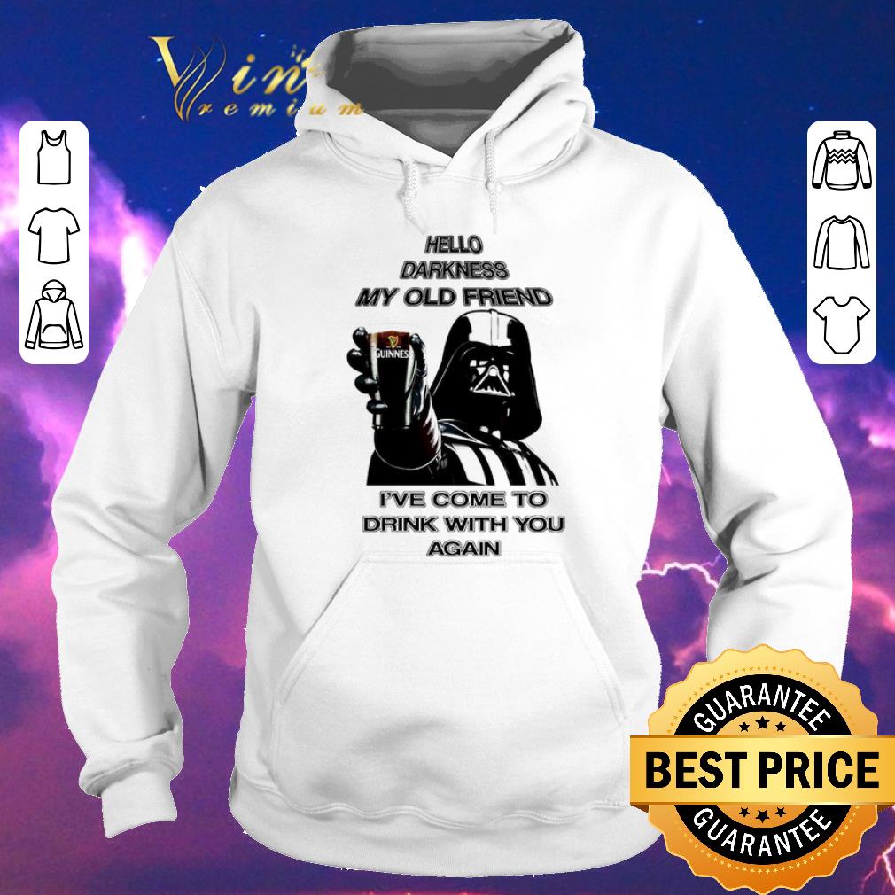 Nice Darth Vader hello darknes my old friend drink Guinness Beer shirt sweater 4 - Nice Darth Vader hello darknes my old friend drink Guinness Beer shirt sweater