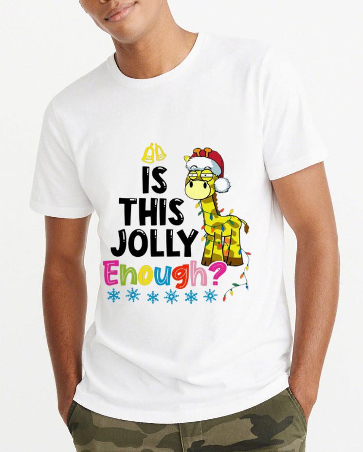 Nice Giraffe Santa Is This Jolly Enough Christmas shirt 4 - Nice Giraffe Santa Is This Jolly Enough Christmas shirt