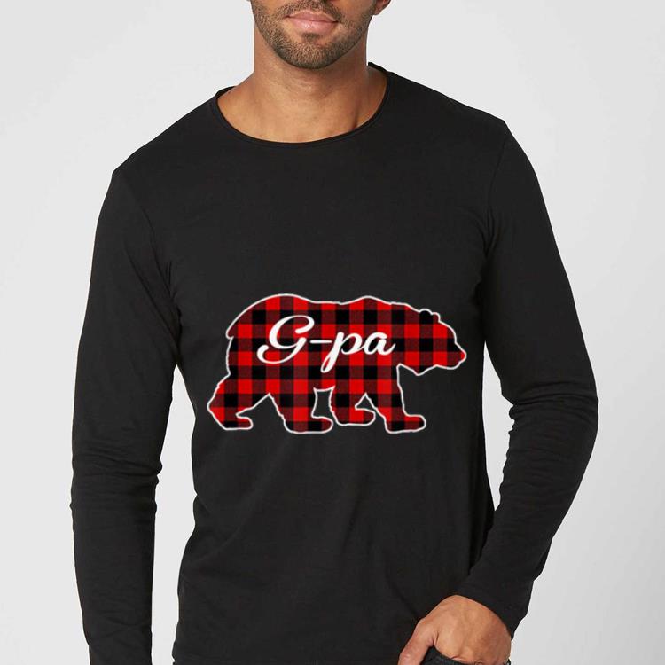 Nice Mens Red Plaid G Pa Bear Buffalo Matching Family Pajama shirt 4 - Nice Mens Red Plaid G-Pa Bear Buffalo Matching Family Pajama shirt