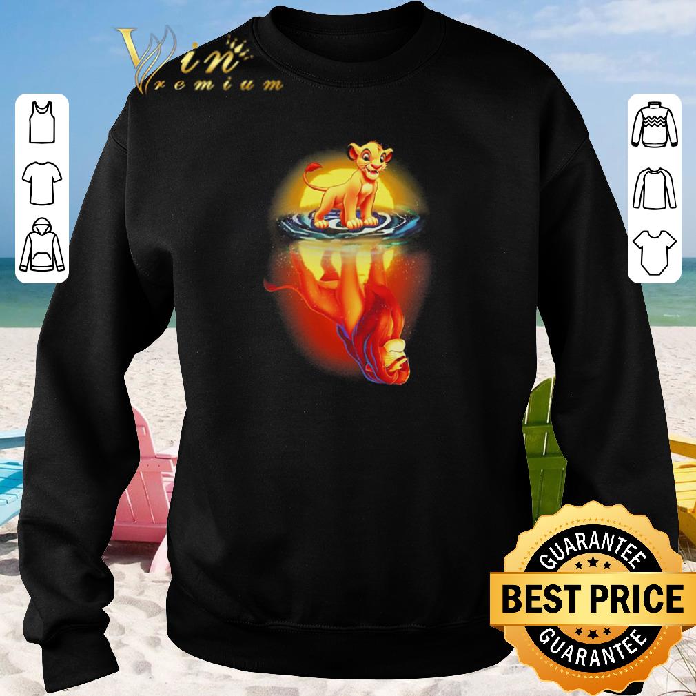 Nice Mufasa In Simba s Reflection Lion King shirt sweater 2019 3 - Nice Mufasa In Simba’s Reflection Lion King shirt sweater 2019