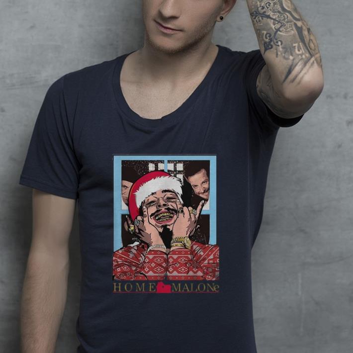 Nice Post Malone Home Malone Christmas shirt 4 - Nice Post Malone Home Malone Christmas shirt