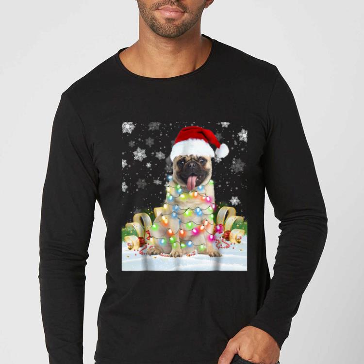 Nice Pug Christmas Lights Funny Pug For Christmas shirt 4 - Nice Pug Christmas Lights Funny Pug For Christmas shirt