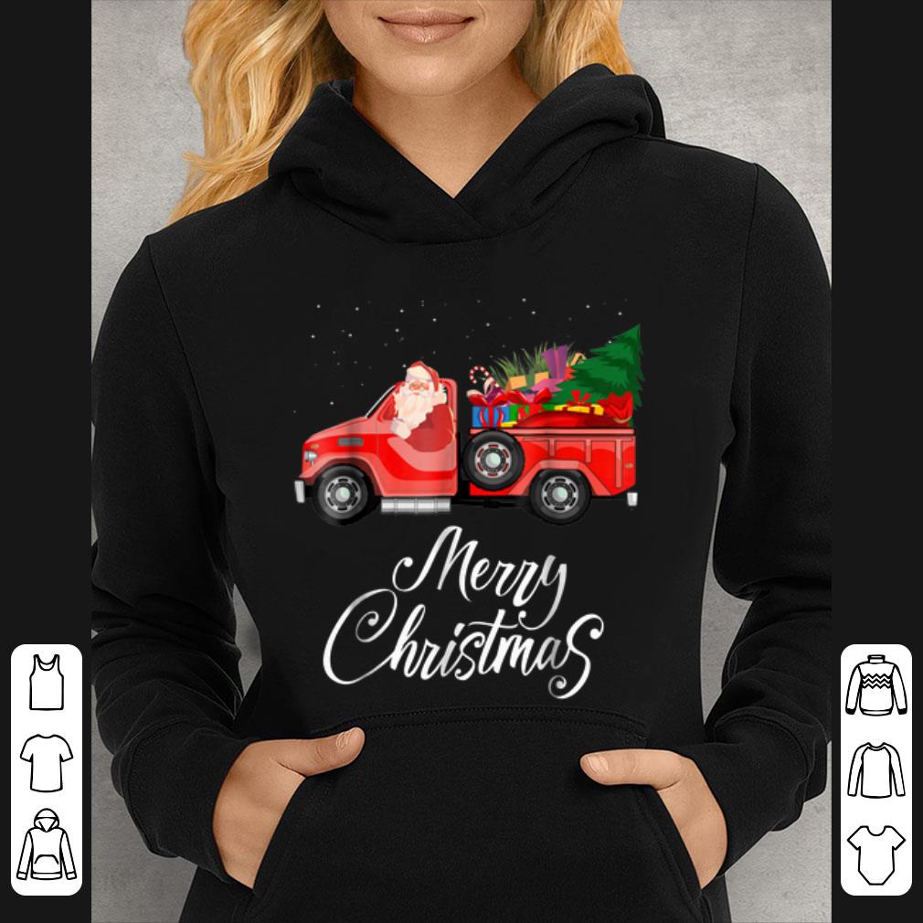 Nice Santa Red Truck Merry Christmas Tree Gifts Vintage T Shirt B07K5BVH1S png 4 - Nice Santa Red Truck Merry Christmas Tree & Gifts Vintage T Shirt B07K5BVH1S.png