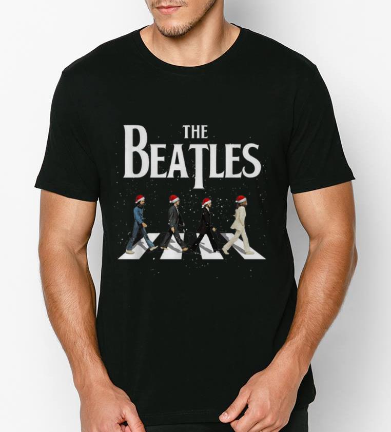 Nice The Beatles Santa Abbey Road Christmas shirt 4 - Nice The Beatles Santa Abbey Road Christmas shirt