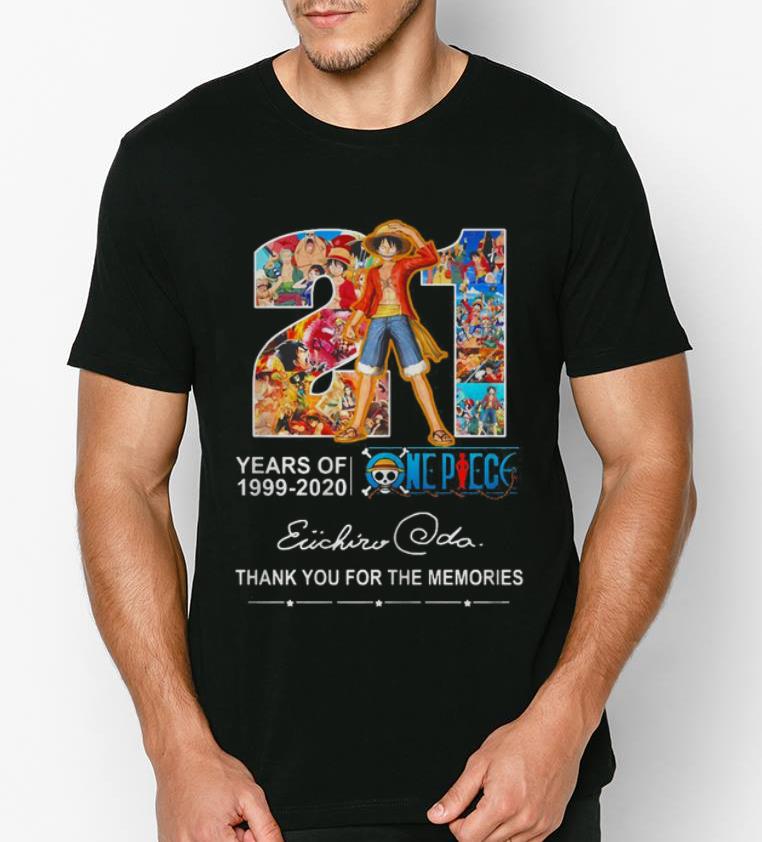 Official 21 Years Of One Piece 1999 2020 Thank You For The Memories Signature shirt 4 - Official 21 Years Of One Piece 1999-2020 Thank You For The Memories Signature shirt