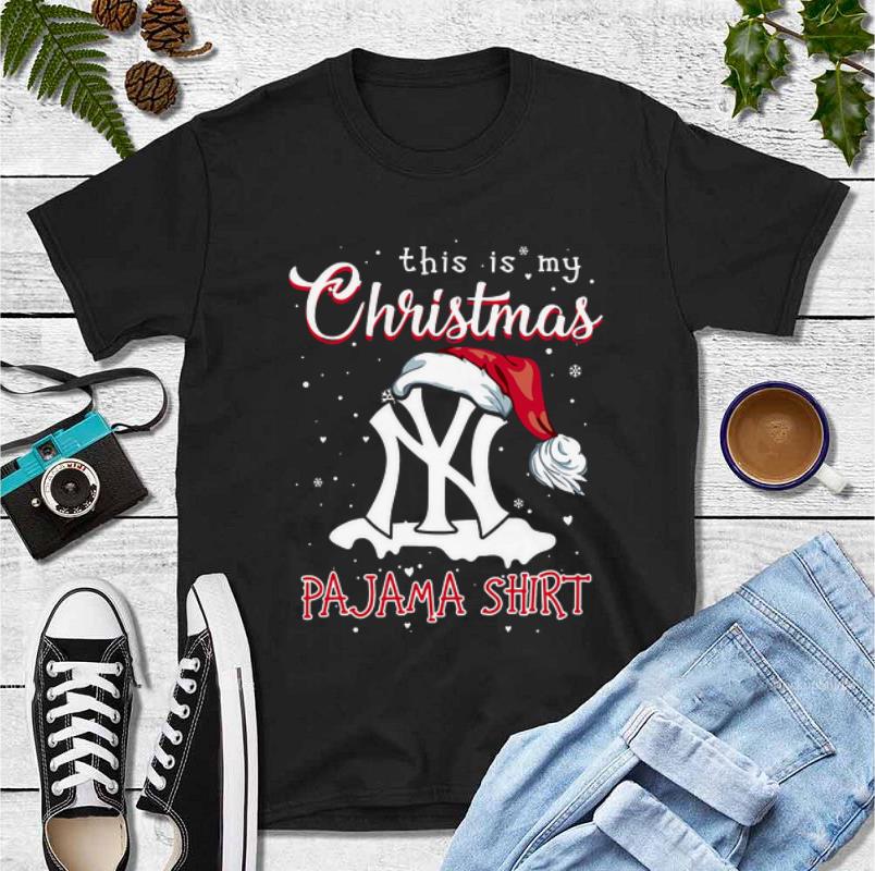 Official New York Yankees this is my Christmas Pajama shirt 4 - Official New York Yankees this is my Christmas Pajama shirt