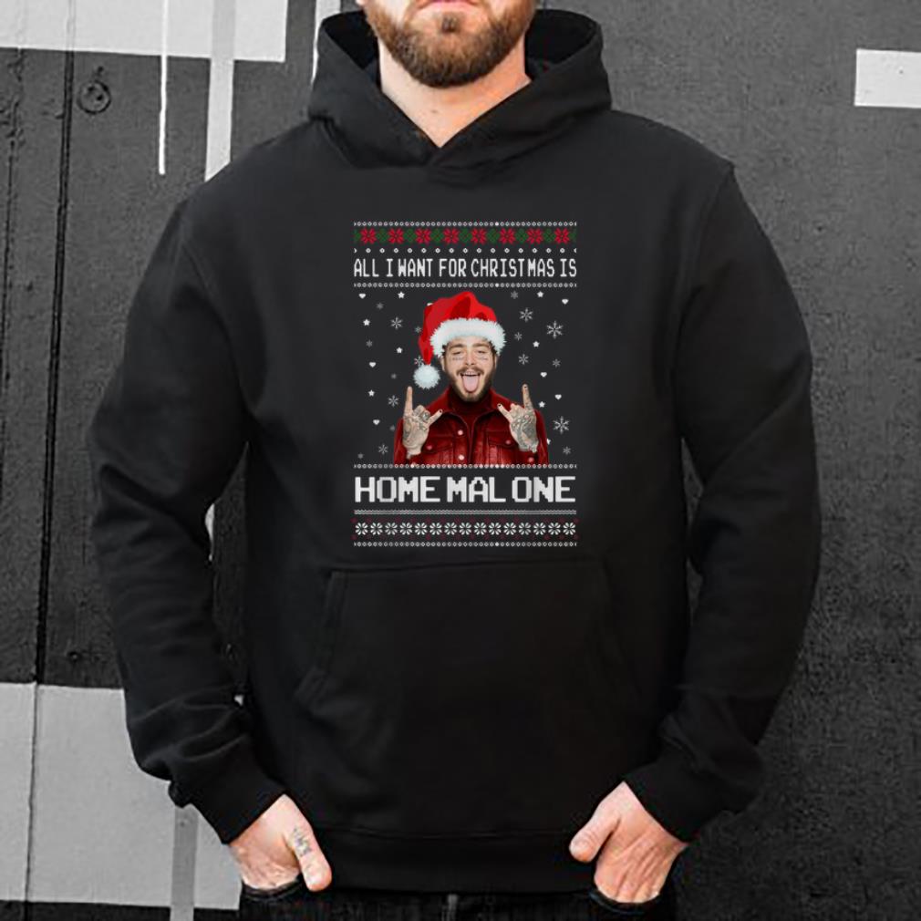 Official Post Malone All I Want For Christmas Is Home Malone Ugly Christmas shirt 4 - Official Post Malone All I Want For Christmas Is Home Malone Ugly Christmas shirt