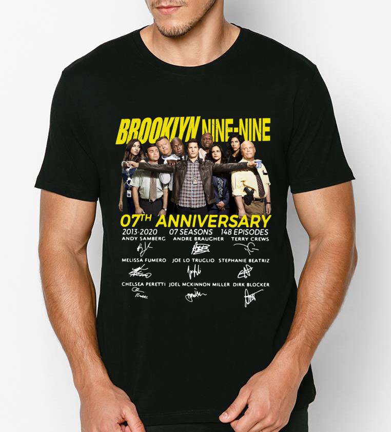 Original Brooklyn Nine Nine 07th Anniversary Signatures shirt 4 - Original Brooklyn Nine-Nine 07th Anniversary Signatures shirt