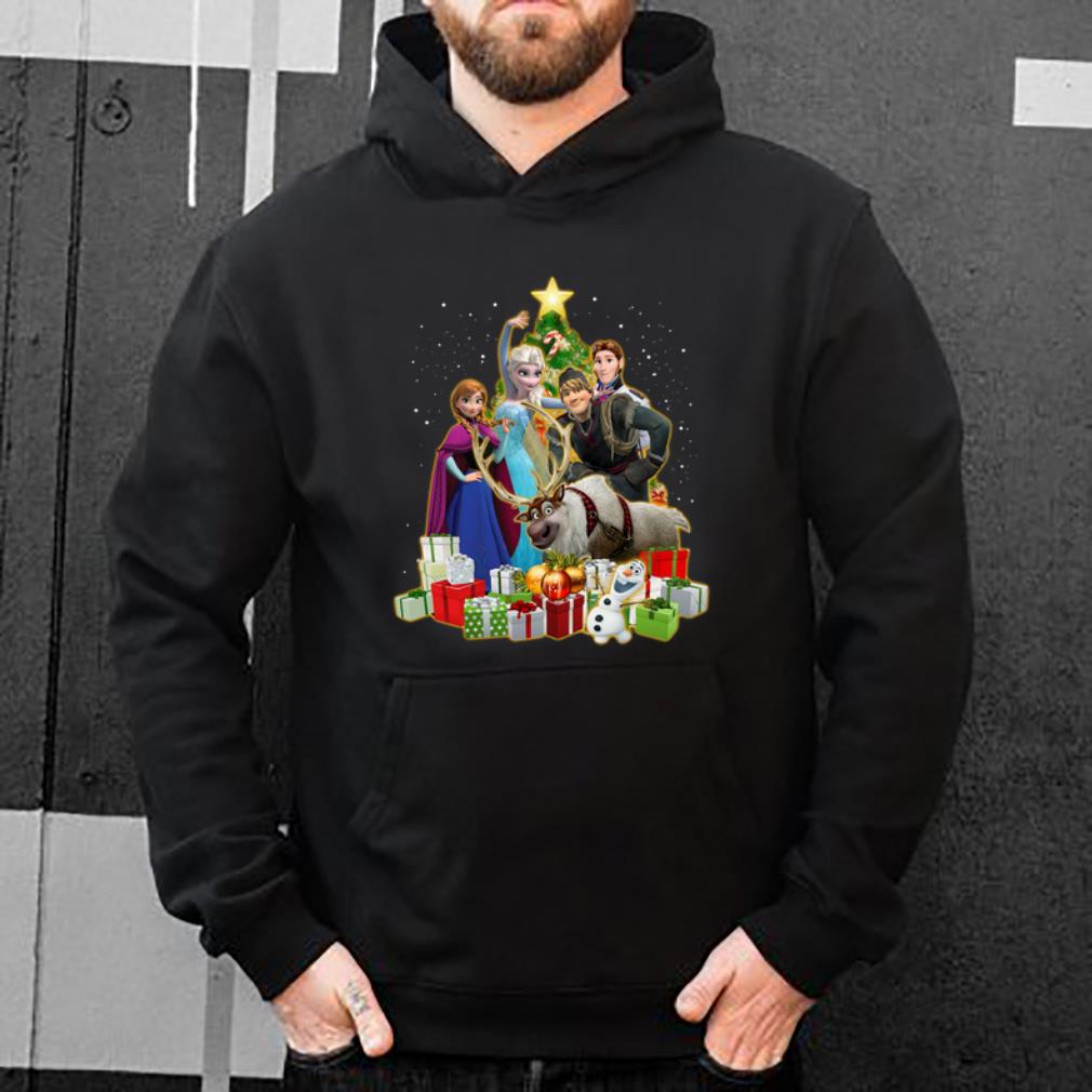 Original Disney Frozen Characters Christmas Tree shirt 4 - Original Disney Frozen Characters Christmas Tree shirt