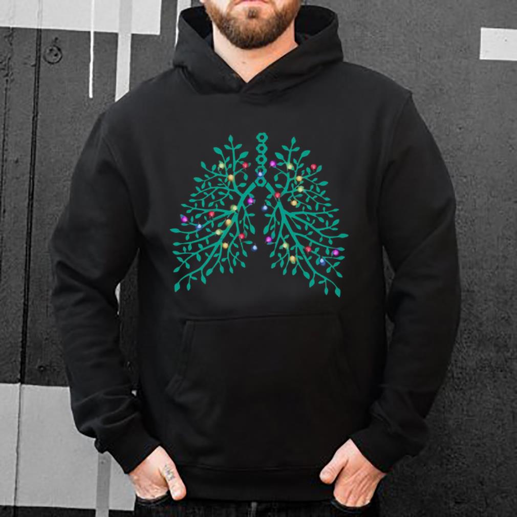 Original Lung tree Christmas lights Christmas shirt 4 - Original Lung tree Christmas lights Christmas shirt