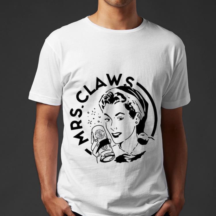 Original Mrs Claws White Claw Hard Seltzer Christmas shirt 4 - Original Mrs Claws White Claw Hard Seltzer Christmas shirt