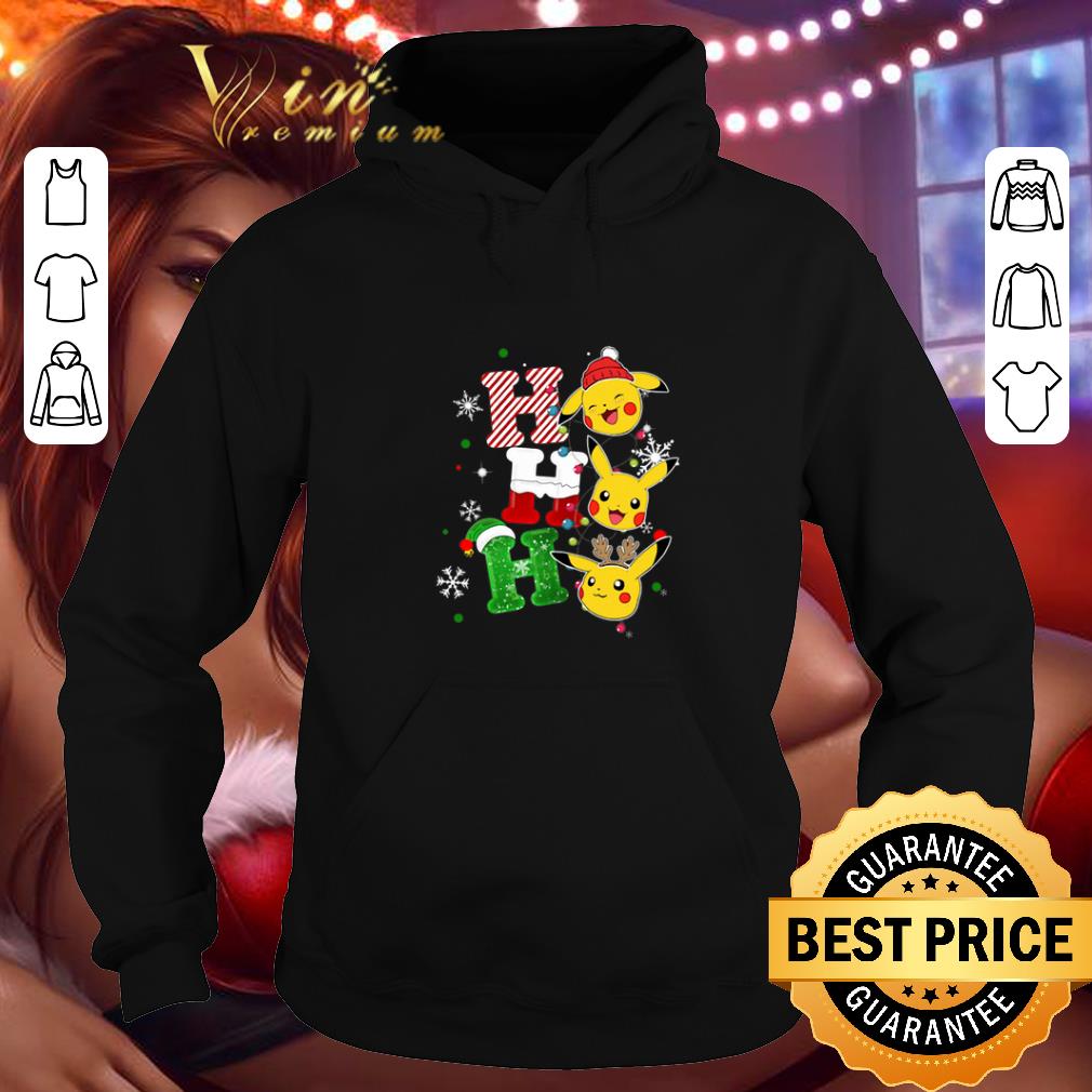 Original Pikachu ho ho ho Christmas shirt Original Pikachu ho ho ho Christmas shirt 4 - Original Pikachu ho ho ho Christmas shirt