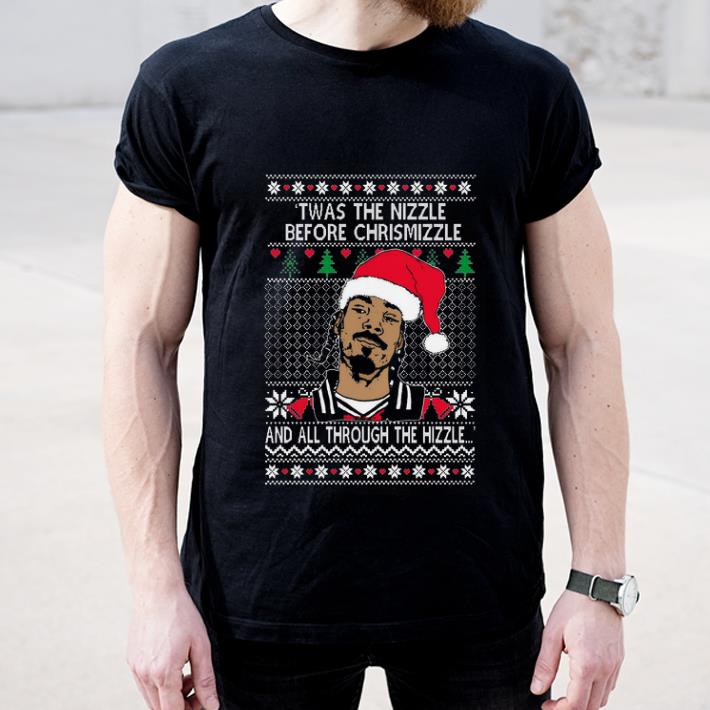 Original Snoop Dogg Twas The Nizzle Before Christmizzle And All Through The Hizzle Ugly Christmas shirt 4 - Original Snoop Dogg Twas The Nizzle Before Christmizzle And All Through The Hizzle Ugly Christmas shirt