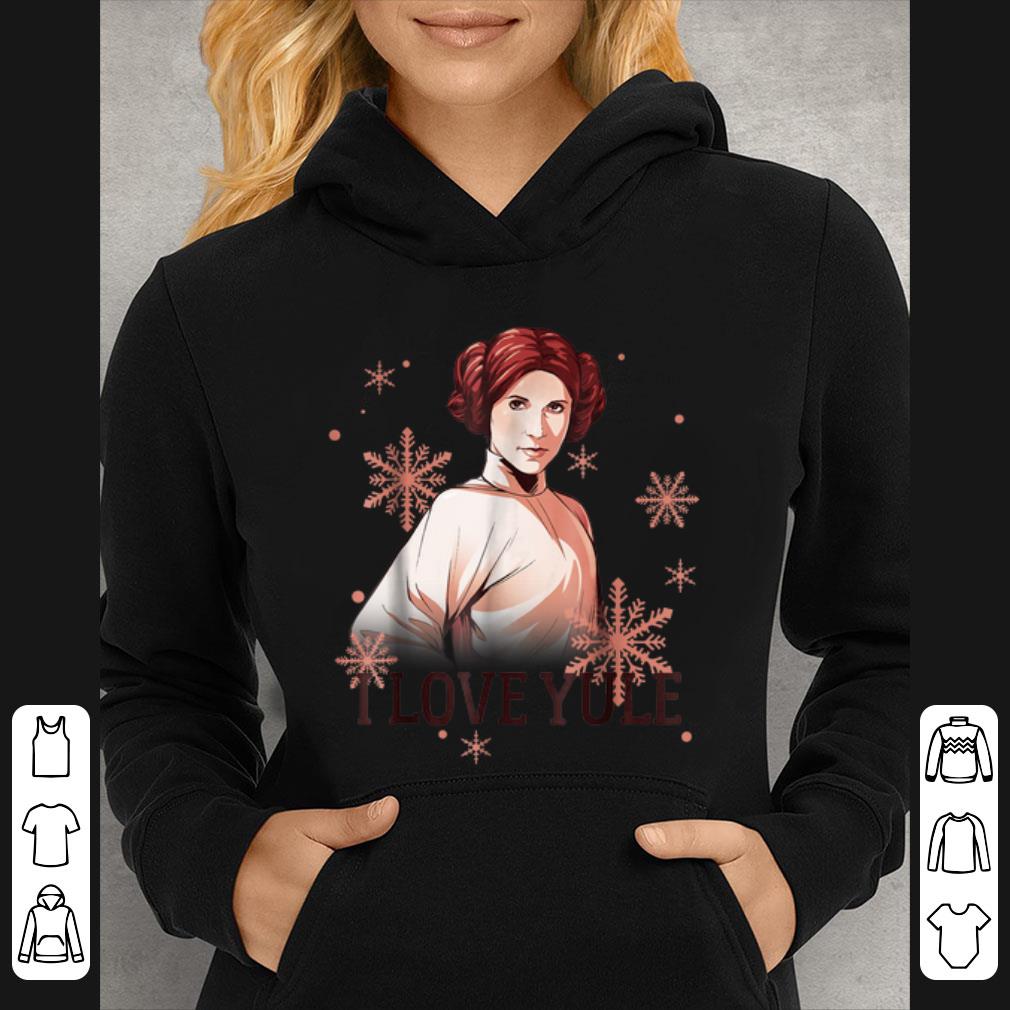 Original Star Wars Leia I Love Yule Christmas Snowflake shirt 4 - Original Star Wars Leia I Love Yule Christmas Snowflake shirt