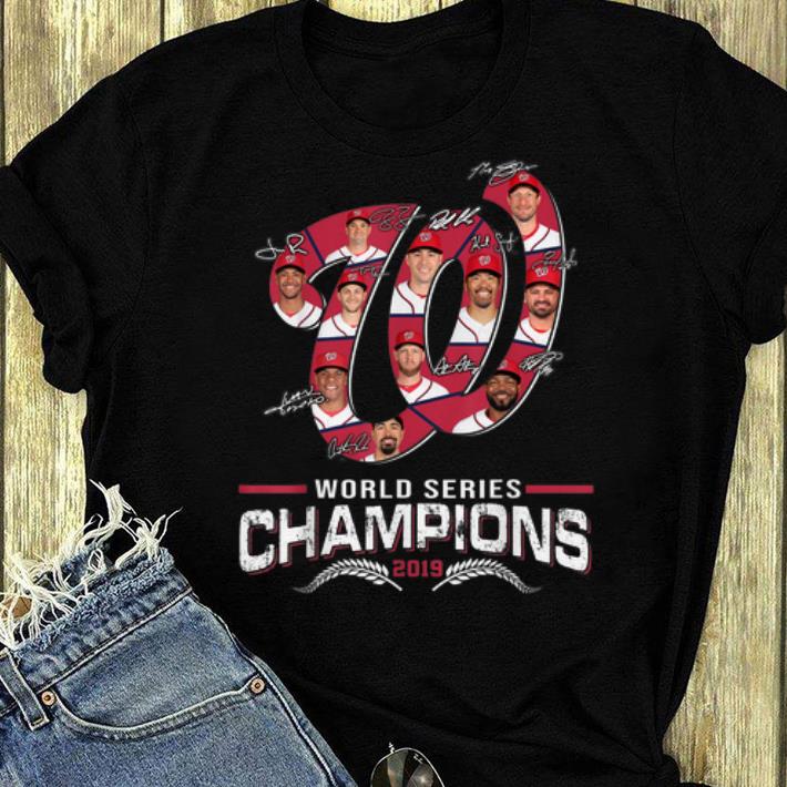Original Washington Nationals World Series Champions 2019 Signatures shirt 4 - Original Washington Nationals World Series Champions 2019 Signatures shirt