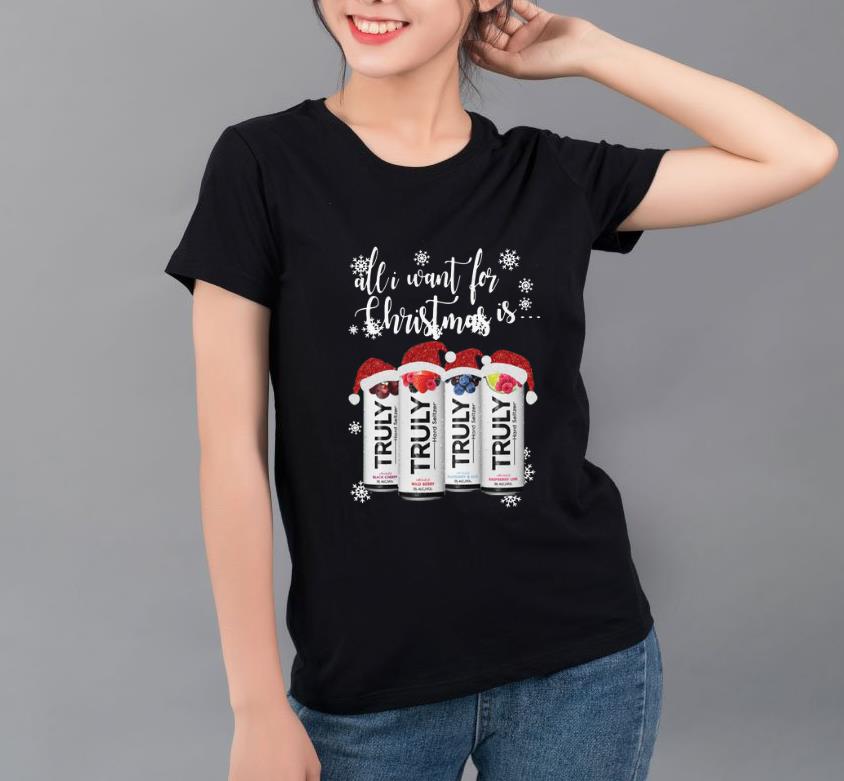 Premium All I Want For Christmas Is Truly Beer Merry Christmas shirt 4 - Premium All I Want For Christmas Is Truly Beer Merry Christmas shirt