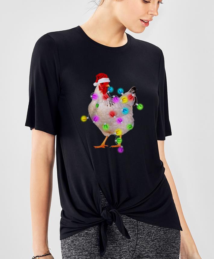 Premium Chicken Christmas Lights shirt 4 - Premium Chicken Christmas Lights shirt
