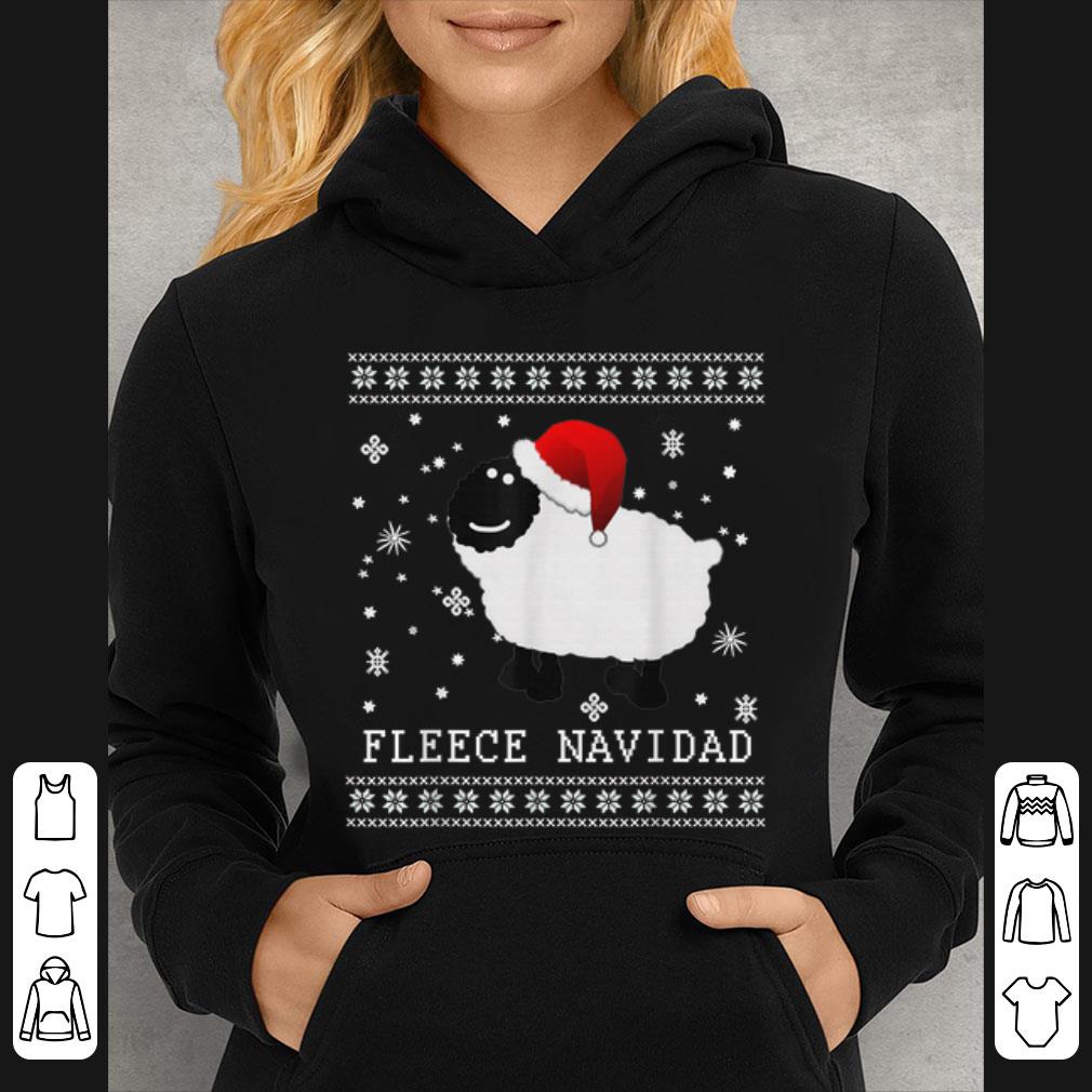Premium Fleece Navidad Cute Christmas with Sheep by Scarebaby shirt 4 - Premium Fleece Navidad Cute Christmas with Sheep by Scarebaby shirt