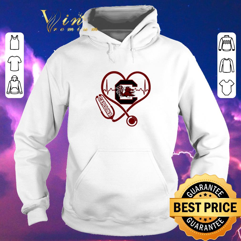 Premium Heartbeat love Carolina Gamecocks nurse shirt sweater 4 - Premium Heartbeat love Carolina Gamecocks nurse shirt sweater
