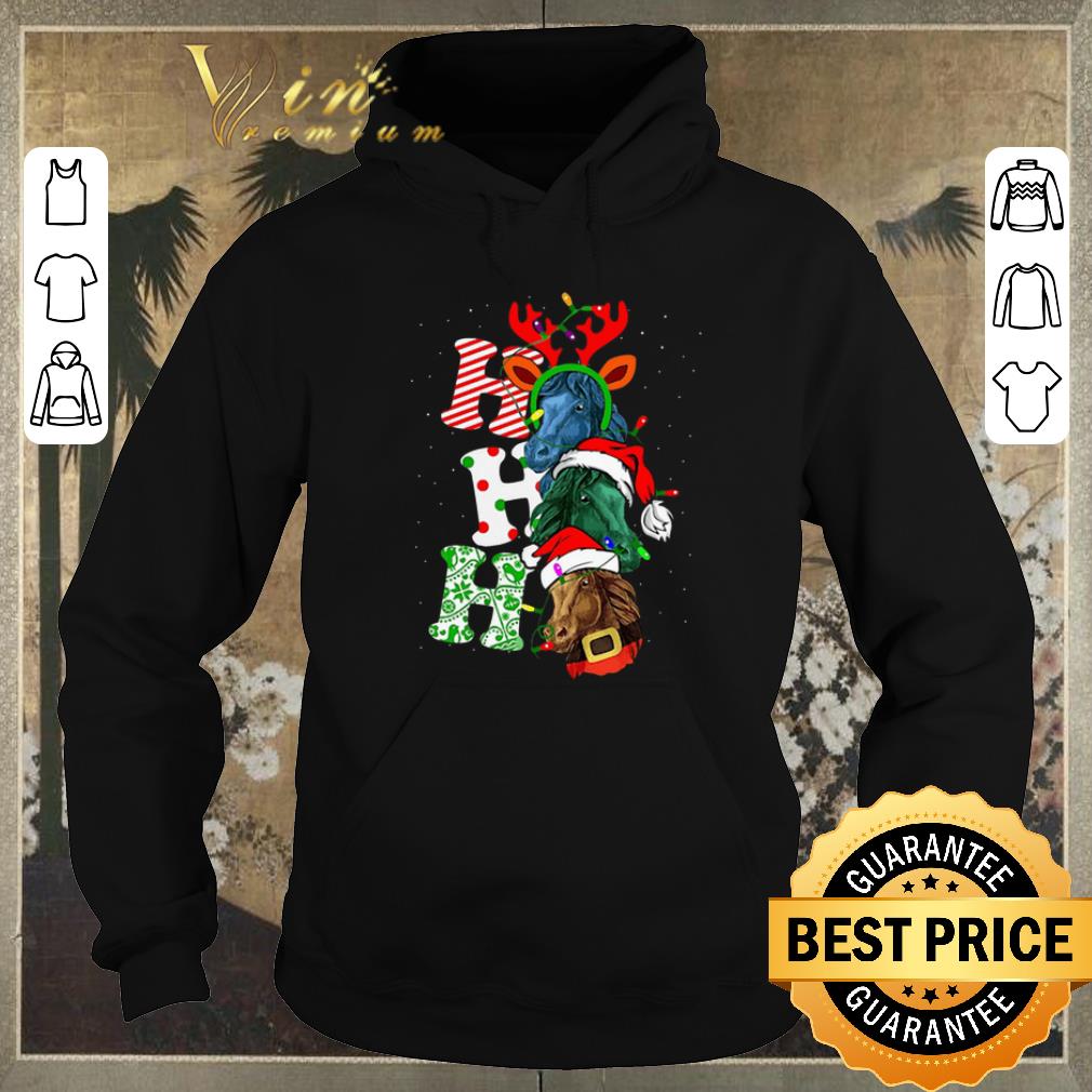 Premium Ho Ho Ho Santa Horse Christmas shirt sweter Premium Ho Ho Ho Santa Horse Christmas shirt sweter 4 - Premium Ho Ho Ho Santa Horse Christmas shirt sweter