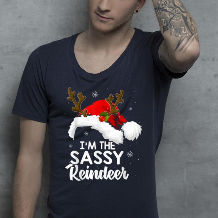 Premium I m The Sassy Reindeer Matching Family Group Christmas shirt 4 - Premium I'm The Sassy Reindeer Matching Family Group Christmas shirt