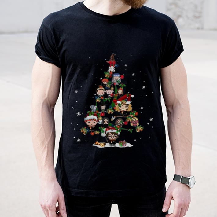 Premium Merry Christmas Harry Potter Chibi Christmas Tree shirt 4 - Premium Merry Christmas Harry Potter Chibi Christmas Tree shirt