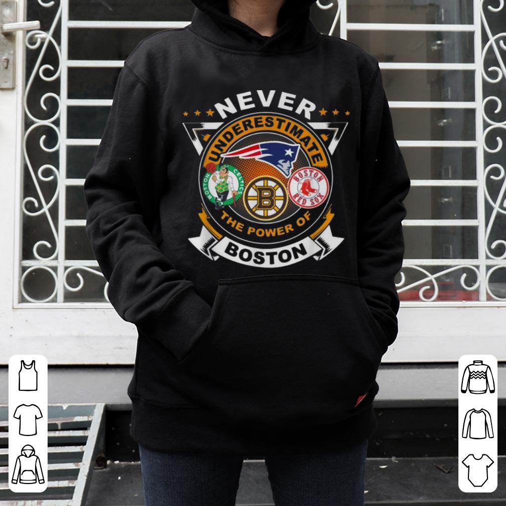Premium Never Underestimate The Power Of Boston shirt 4 - Premium Never Underestimate The Power Of Boston shirt