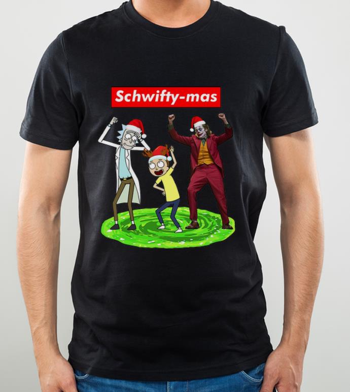Premium Schwifty mas Rick Morty And Joker Dancing shirt 4 - Premium Schwifty-mas Rick Morty And Joker Dancing shirt