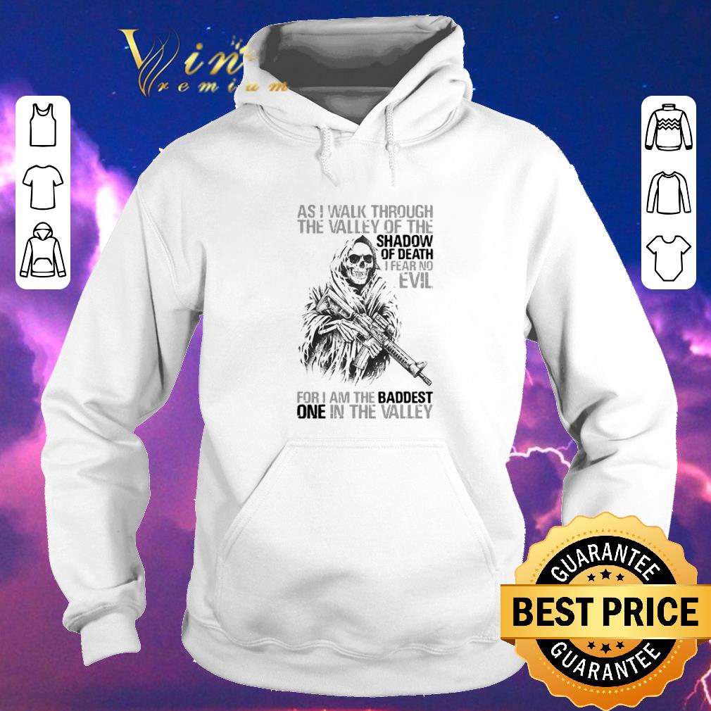 Premium Skull veteran as i walk through the valley of the shadow of death i fear no evil shirt sweater 4 - Premium Skull veteran as i walk through the valley of the shadow of death i fear no evil shirt sweater