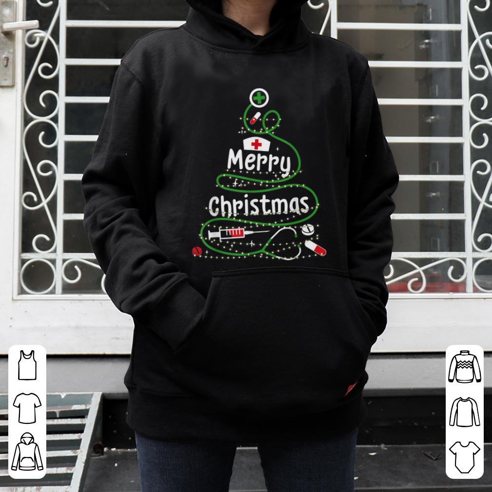 Premium Stethoscope Merry Christmas Tree Nurse Gift shirt 4 - Premium Stethoscope Merry Christmas Tree Nurse Gift shirt