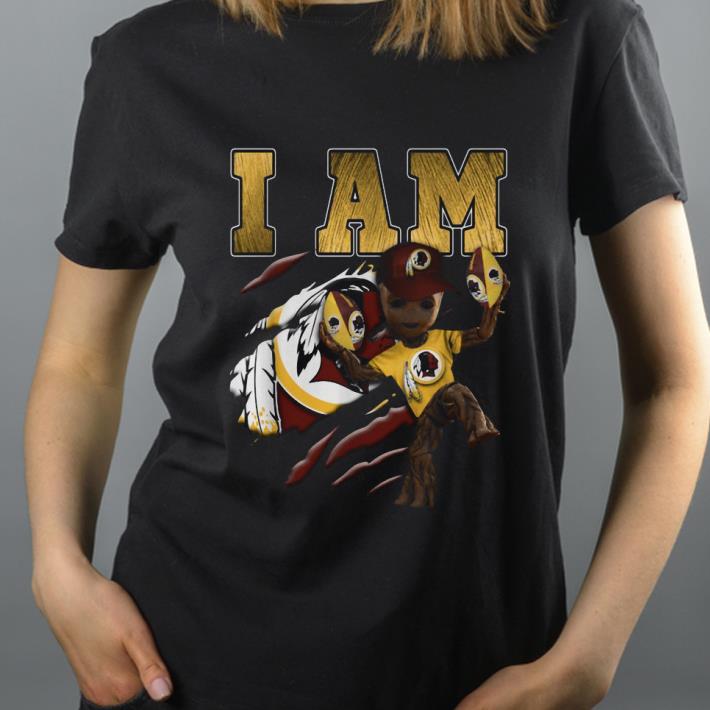 Premium Strong Groot I am Washington Redskins shirt 4 - Premium Strong Groot I am Washington Redskins shirt
