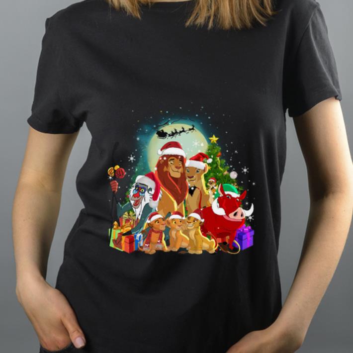 Premium The Lion King Characters Merry Christmas shirt 4 - Premium The Lion King Characters Merry Christmas shirt