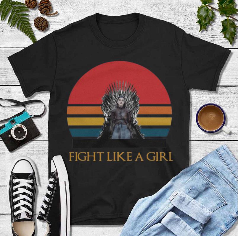 Premium Vintage Fight Like A Girl Arya Stark shirt 4 - Premium Vintage Fight Like A Girl Arya Stark shirt