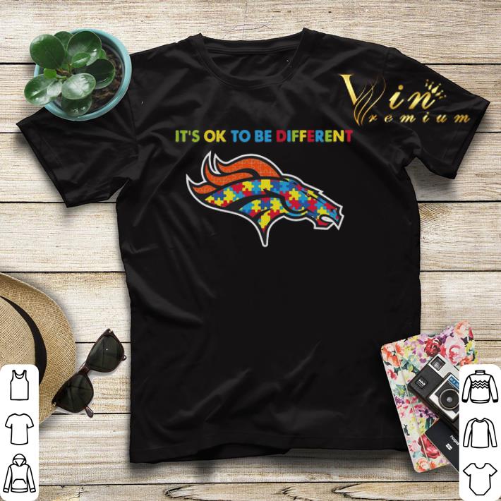 Autism Awareness It s Ok To Be Different Denver Broncos shirt sweater 4 - Autism Awareness It's Ok To Be Different Denver Broncos shirt sweater