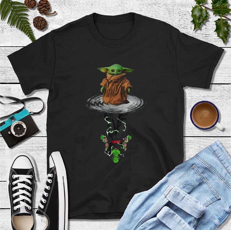 Awesome Baby Yoda Water Reflection Piccolo shirt 4 - Awesome Baby Yoda Water Reflection Piccolo shirt