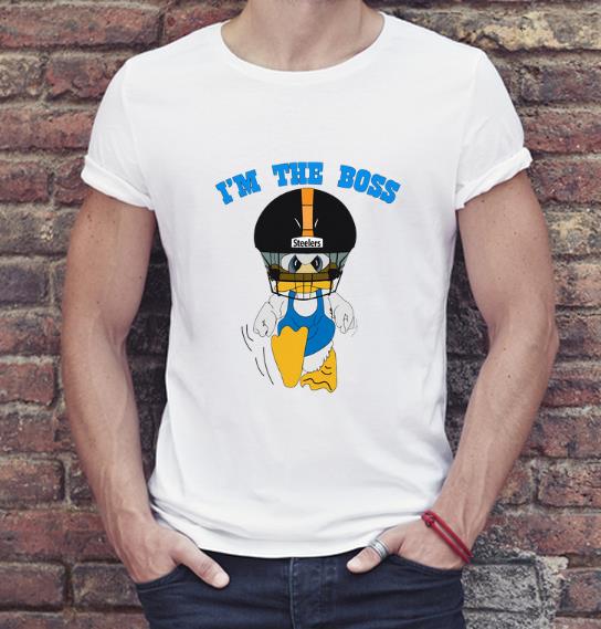 Awesome Duck Hodges I m The Boss Steelers shirt 4 - Awesome Duck Hodges I’m The Boss Steelers shirt