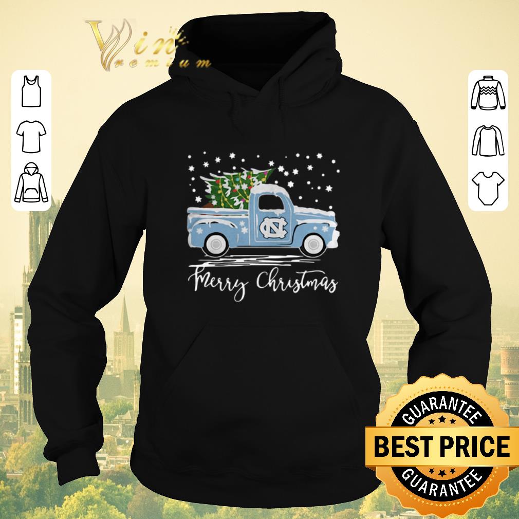 Awesome Merry Christmas North Carolina Tar Heels Pickup Truck shirt 4 - Awesome Merry Christmas North Carolina Tar Heels Pickup Truck shirt