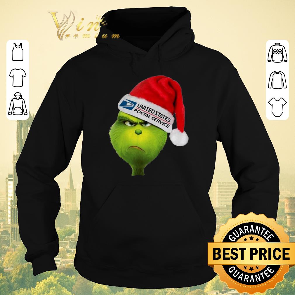 Awesome Santa Grinch United States Postal Service shirt sweater 4 - Awesome Santa Grinch United States Postal Service shirt sweater
