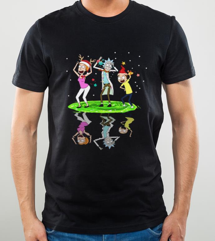 Awesome Santa Rick Sanchez Morty Smith Summer Smith Dancing Water Reflection shirt 4 - Awesome Santa Rick Sanchez Morty Smith Summer Smith Dancing Water Reflection shirt